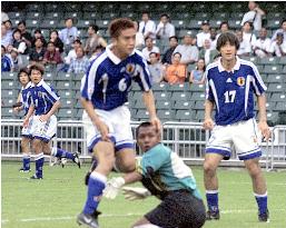 Inamoto puts Japan up 1-0 in Olympic qualifier